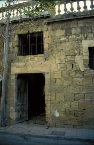 The medieval door on the west façade, 1994